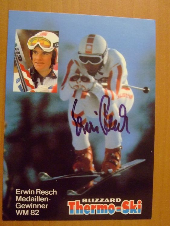 ERWIN RESCH (AUT) AUTOGRAMMKARTE (Gebraucht) in Schachen b. Reute für ...