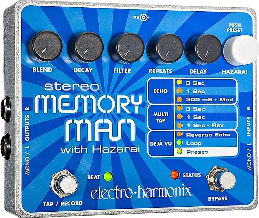 Strumenti musicali: Electro-Harmonix Stereo Memory Man avec Hazarai – Usato da Lausanne venduto da bas_x6d2