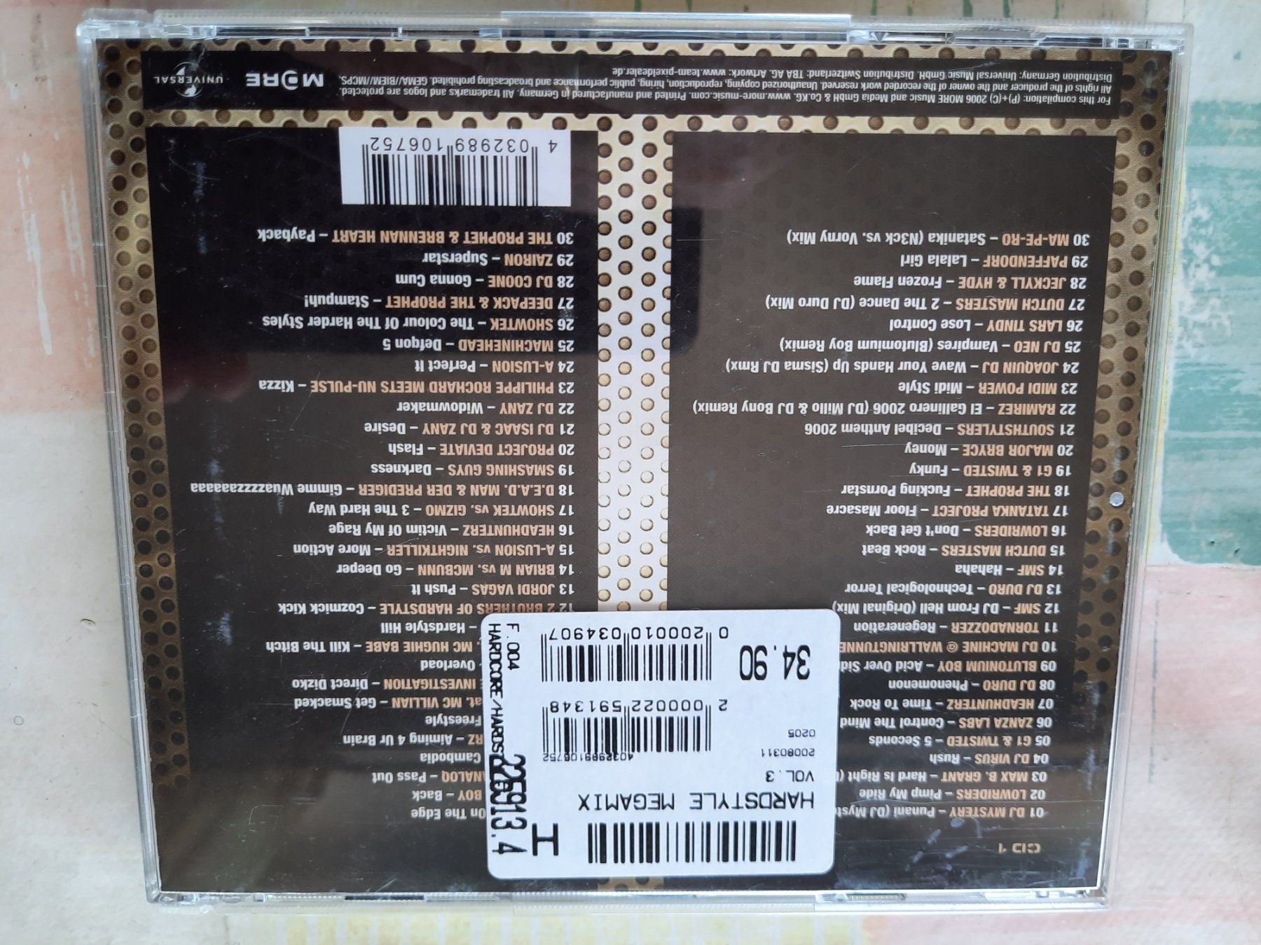 CD: Cd Hardstyle megamix - Volume 3 – Usato da Pully venduto da bro_n52j 3