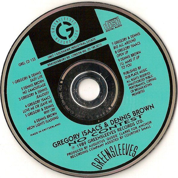 CDs: Gregory Isaacs Dennis Brown NO CONTEST Reggae, Dancehall  CD – D'occasion à Kandergrund par Sososo 2