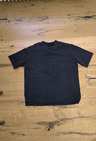 Schwarzes T-Shirt, Grösse M, Oversized, Neu, Retro Vintage
