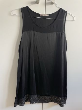 schwarzes Top  Eclipse, Gr. S-M