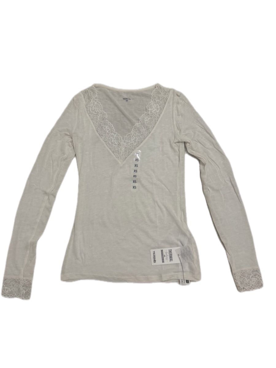 Tezenis T-shirt: Langarmshirt mit Spitzendetails  – Nuovo e nell'imballaggio originale da Vilters venduto da sele08_ale08