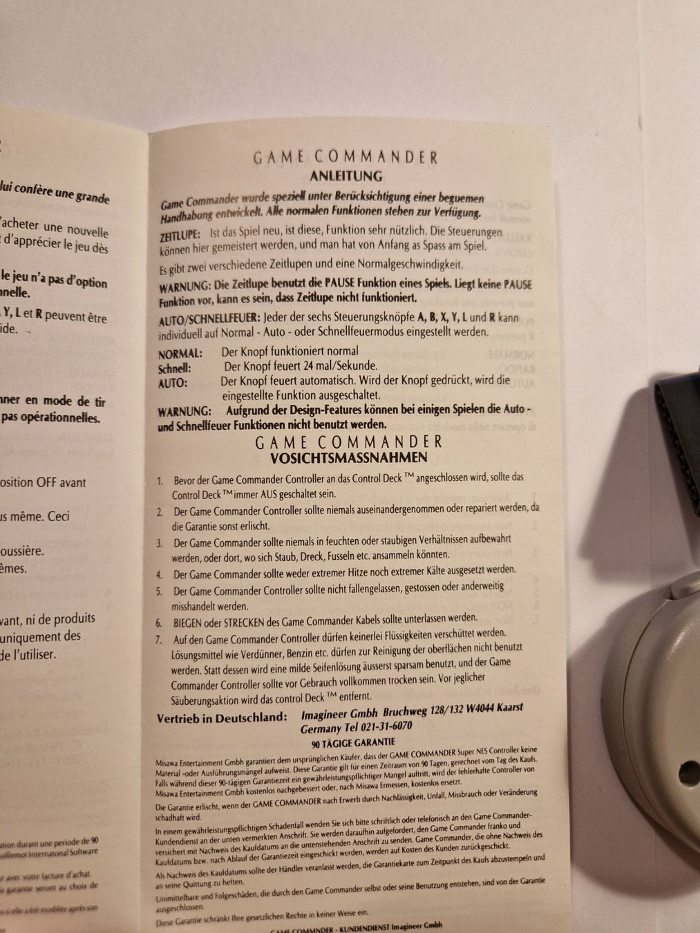 Controller: Imagineer Game Commander Super Nintendo SNES – Usato da Rain venduto da Rou_z26r 3
