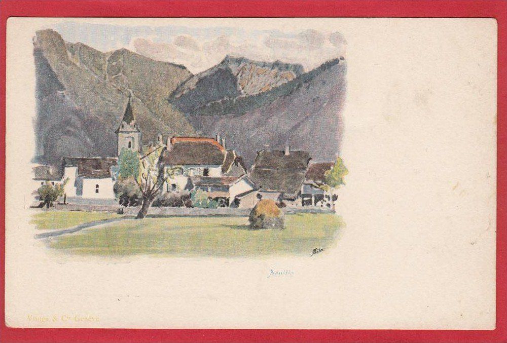 Cartoline postali: NOVILLE – Usato da Grüningen venduto da Kartenlaube