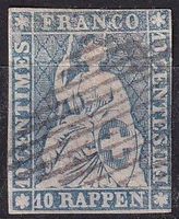 Strubel 23F, sehr schöne Raute+++Befund+++SBK 1300.-