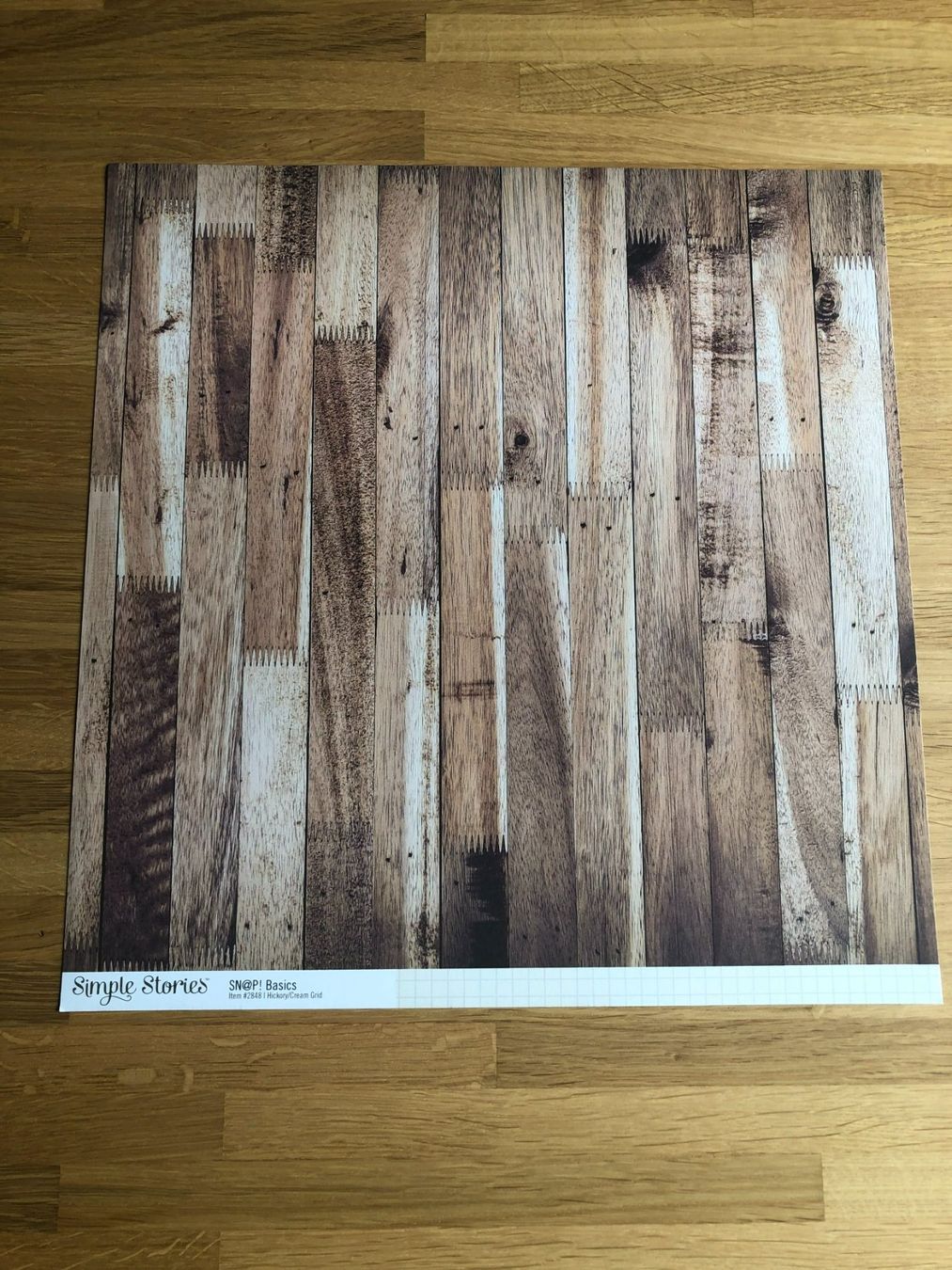 Papier: DP Hickory/Cream Grid - Simple Stories - P – Neuf (Voir description) à Neukirch (Egnach) par muolen