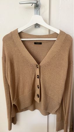 Beige Massimo Dutti Cardigan