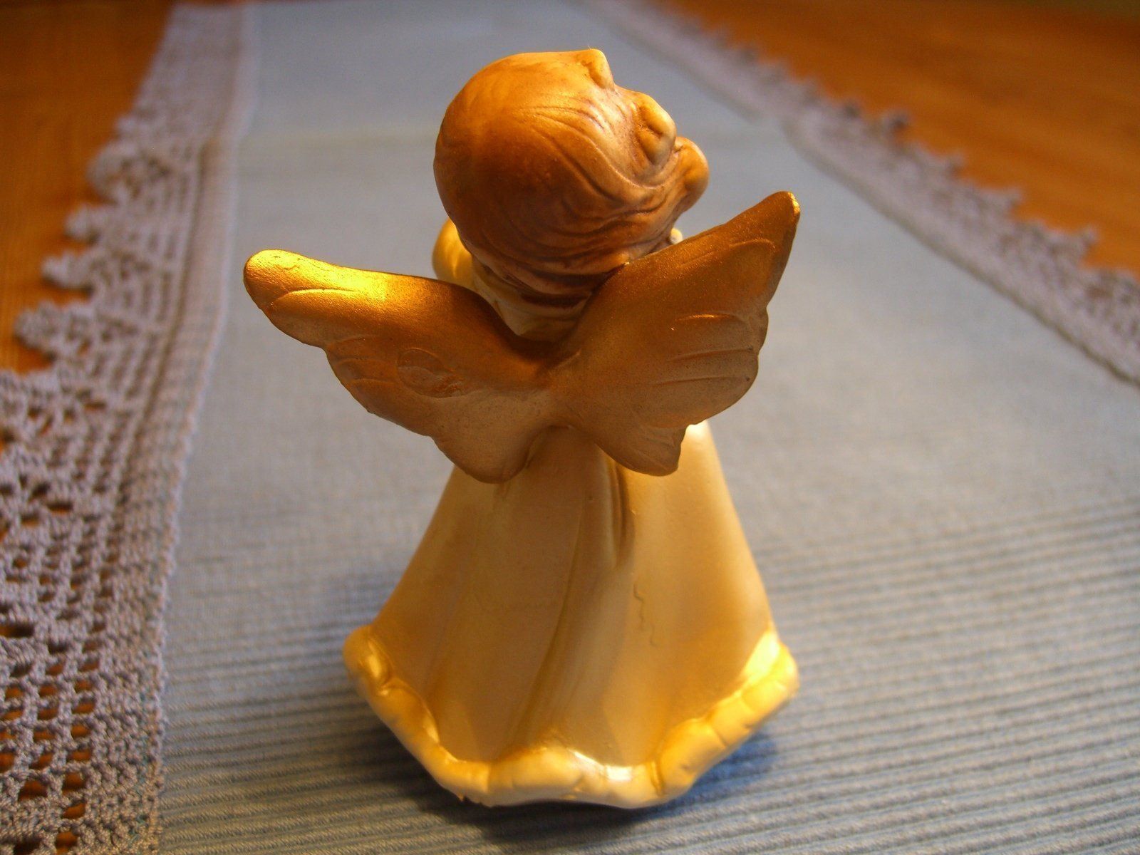 Statuette: wunderschönes Engeli m.Goldflügel(Engel) – Nuovo (secondo la descrizione) da Winterthur venduto da Ghandi5 3