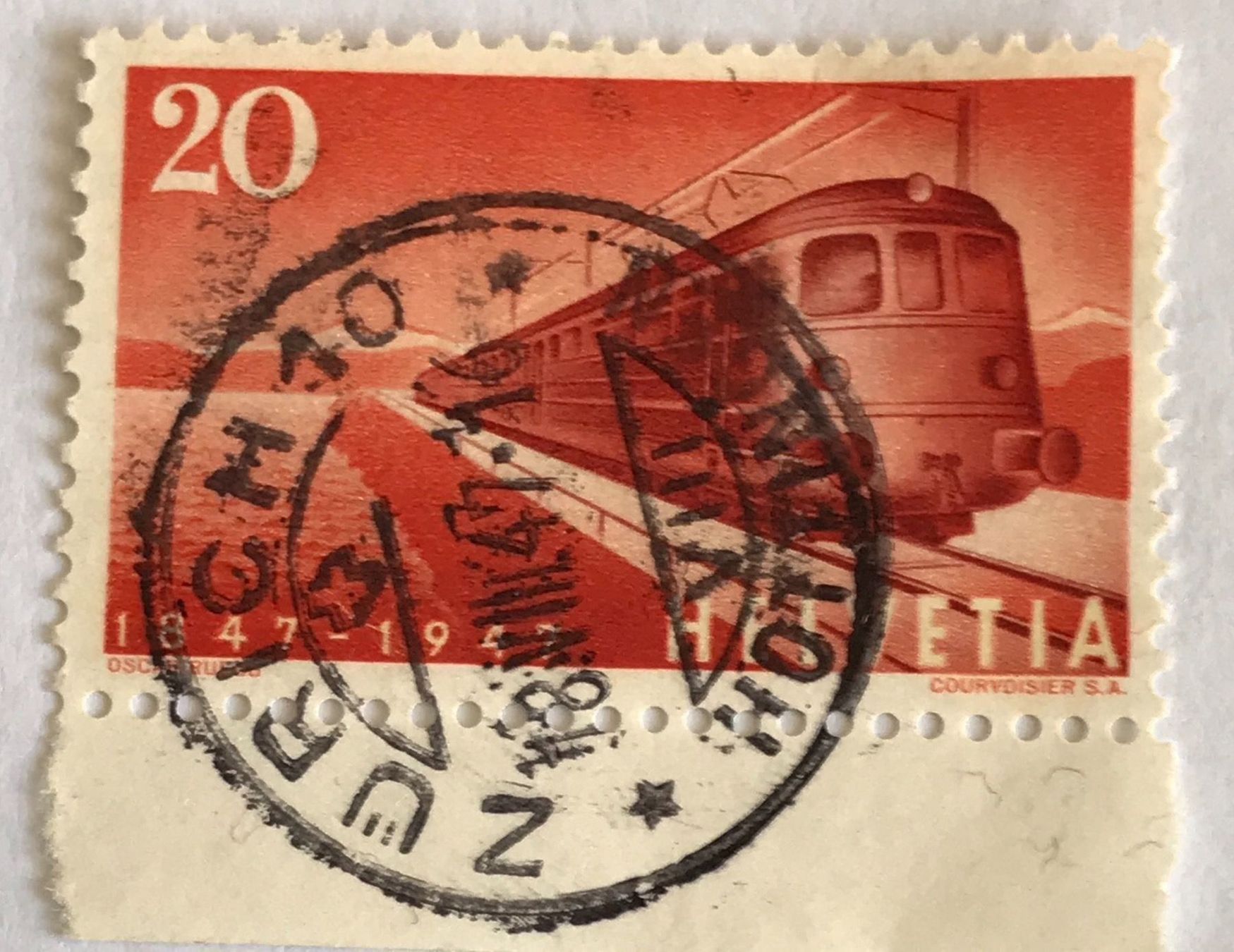 Alle Briefmarken: Nr. 279 mit Vollstempel  Zürich – Gebraucht aus Aarau von Billa007
