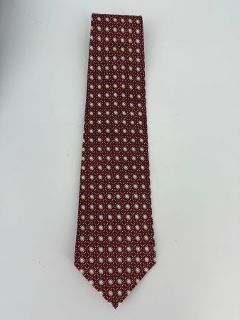 Krawatte, Weinrot gemustert, Polyester