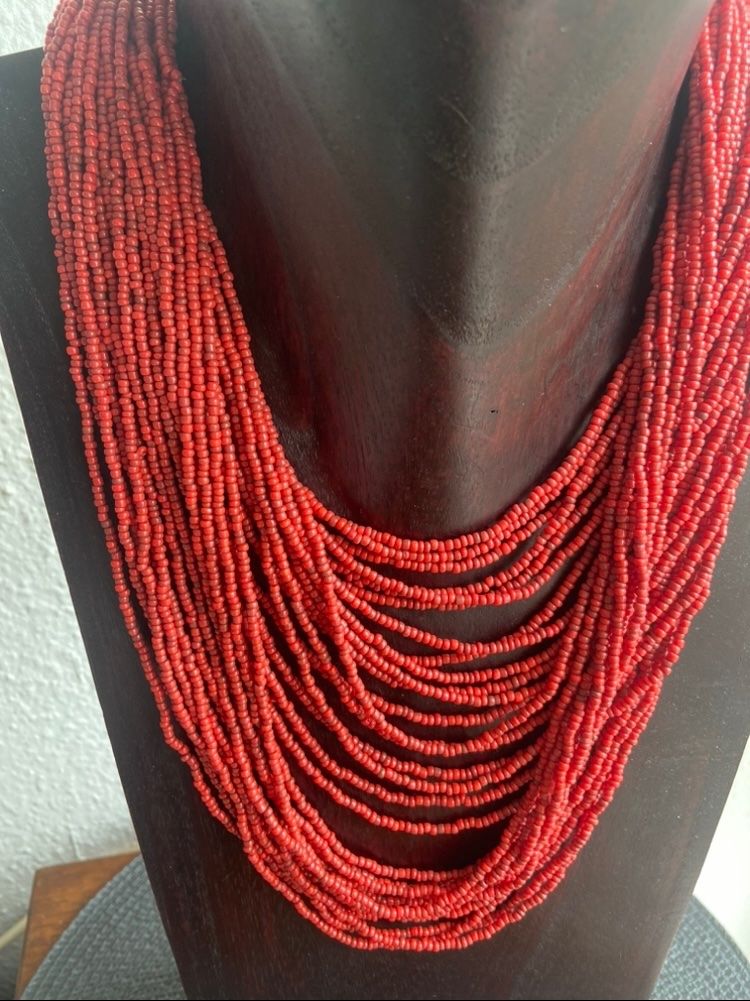 Catenine: Schöne Glasperlen Halskette* – Nuovo (secondo la descrizione) da Zuerich venduto da Perlen-Decor 1