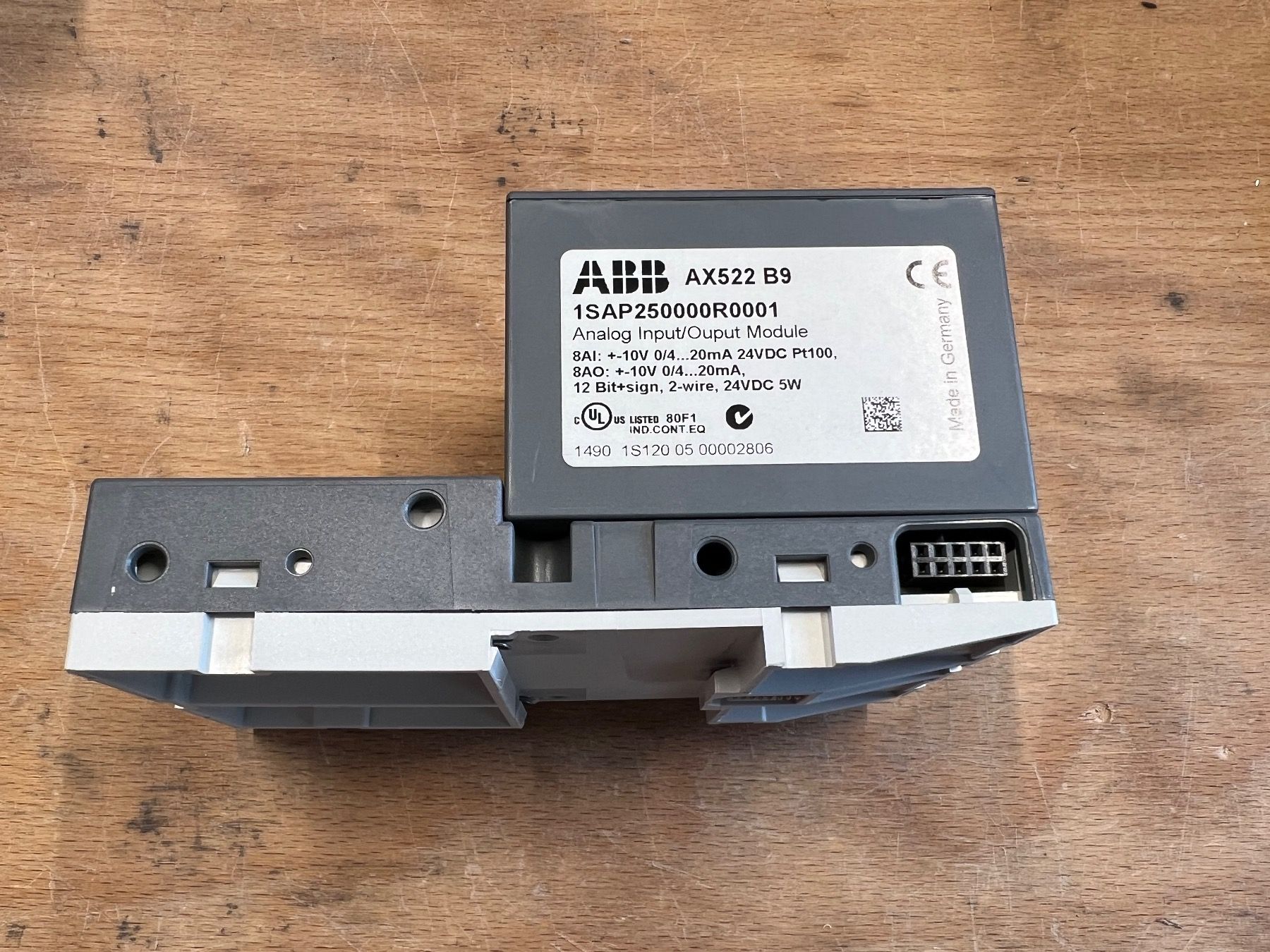 Sistema di controllo: ABB SPS / AX522 B9 Ausgangsmodul – Usato da Romanshorn venduto da DonRicardoo 1