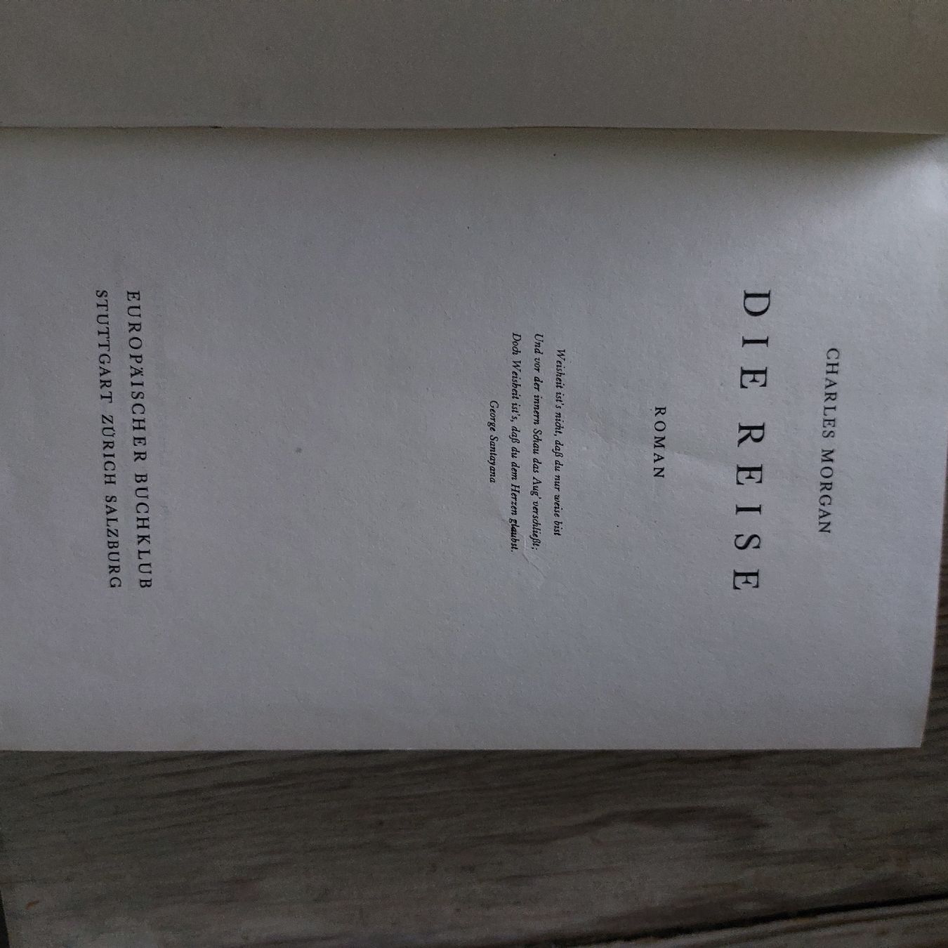 Libri: Homestaging,  Ch. Morgan, 50er, 2 Romane – Usato da Freienbach venduto da Stuagert 4