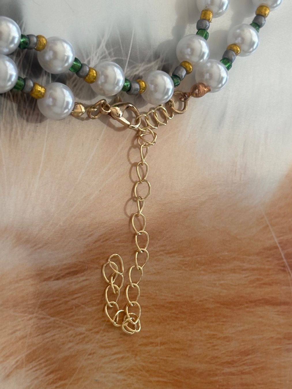 Catenine: Luxus Elegante Kette Farbe :Silber Kunstperlen – Nuovo (secondo la descrizione) da Biel-Bienne venduto da Roserosse13 2