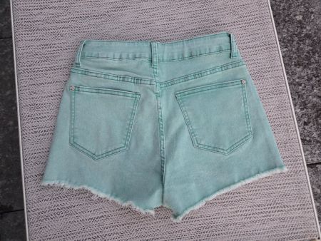 Kurze türkis Jeanshose Gr. XS, NEU