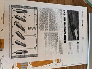 Kit bricolage: Bastelbogen Basler Reihnfähre – Nuovo e nell'imballaggio originale da Wangen b. Olten venduto da oli_f9b8
