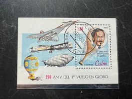 1983 Cuba Zeppelin, Concord  Block gest.  (A657)