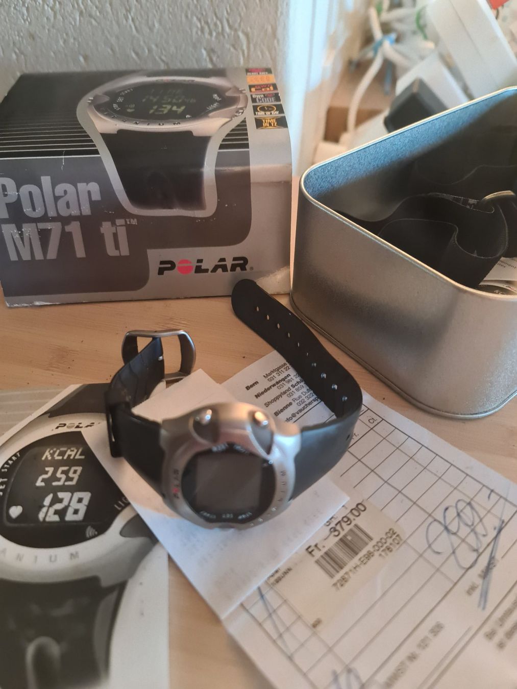 Polar Orologi: Titanium Uhr Polar M 71 ti Herzfrequenz - Messgerät – Usato da Münchenbuchsee venduto da babilibern 1