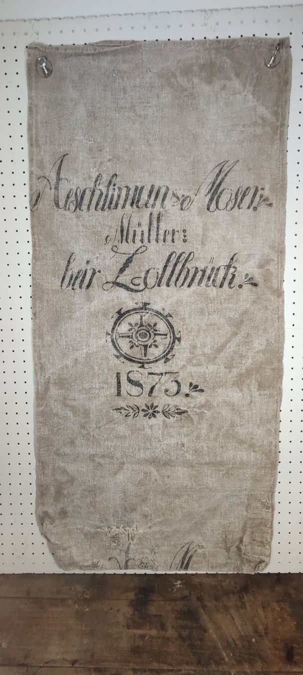 Leine & Halsband: Wunderschöner alter Leinensack aus nr 3  1873 – Gebraucht aus Gelterkinden von MYSTOREFORYOU4460