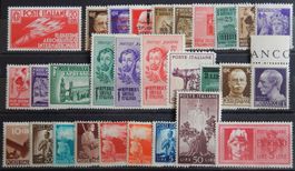 Italien ex. Kat. 528-705 ** 1935/45