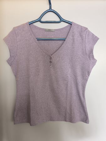 T-shirt lilas, taille S