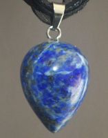 Halskette Y-560 – Kreiskegel – Lapislazuli – 22x15mm