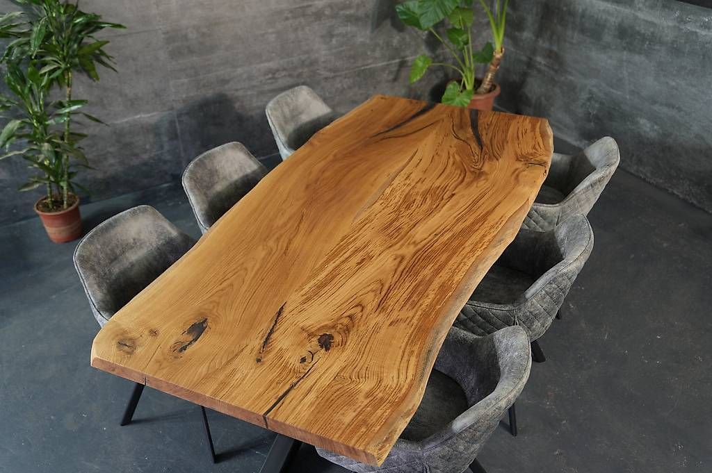 Tavoli: Esstisch aus Eiche massiv - Naturholz mit Charakter – Usato da Walchwil venduto da Swissdesign_Haag 4