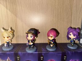 Lot de 4 figurines K/DA Pop Stars League of Legends🎮45ct