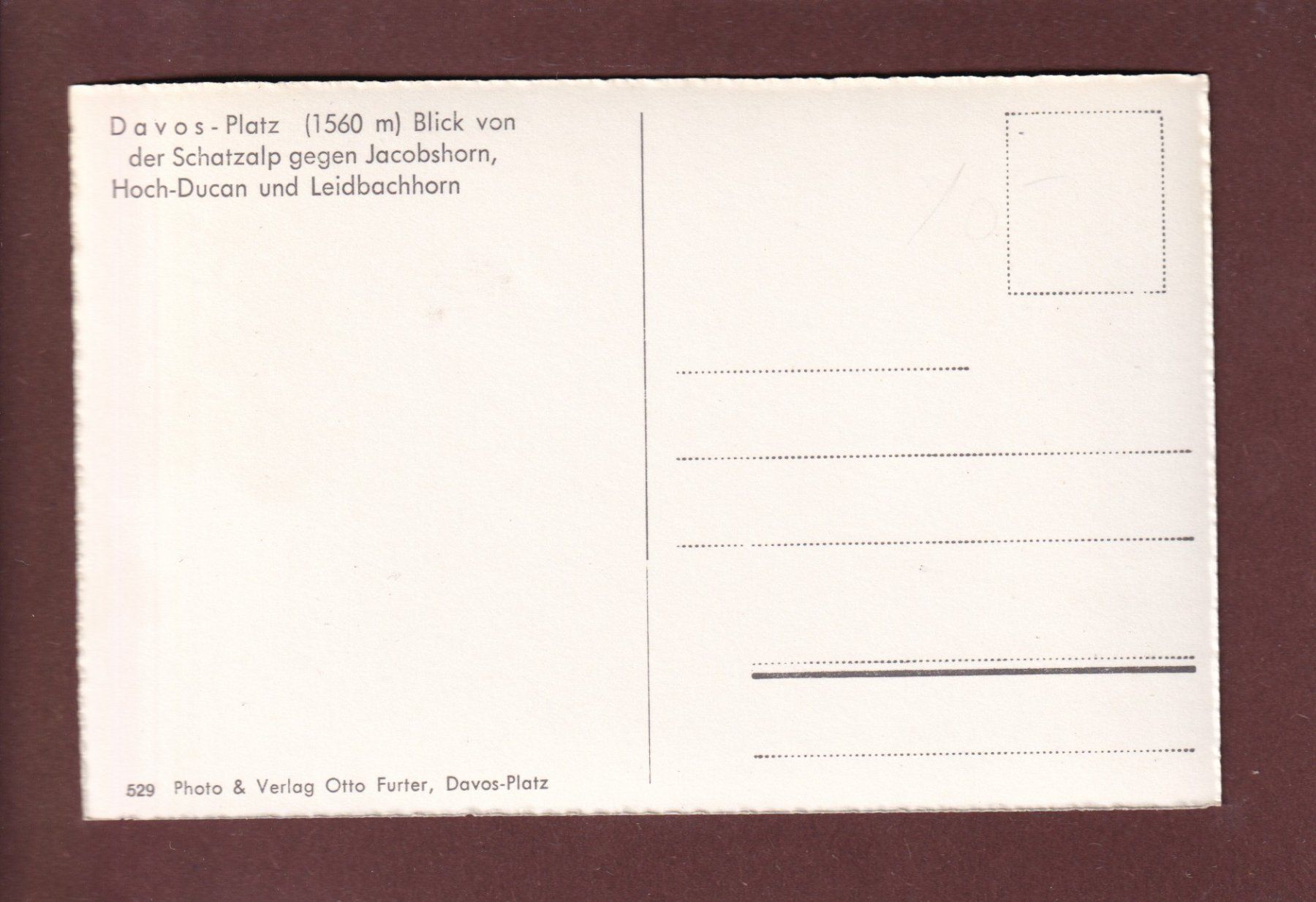 Cartoline postali: DAVOS-PLATZ – Usato da Pully venduto da nicecards 1