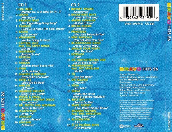 CD: BRAVO HITS 26 – Usato da Bionnens venduto da Meg011 1