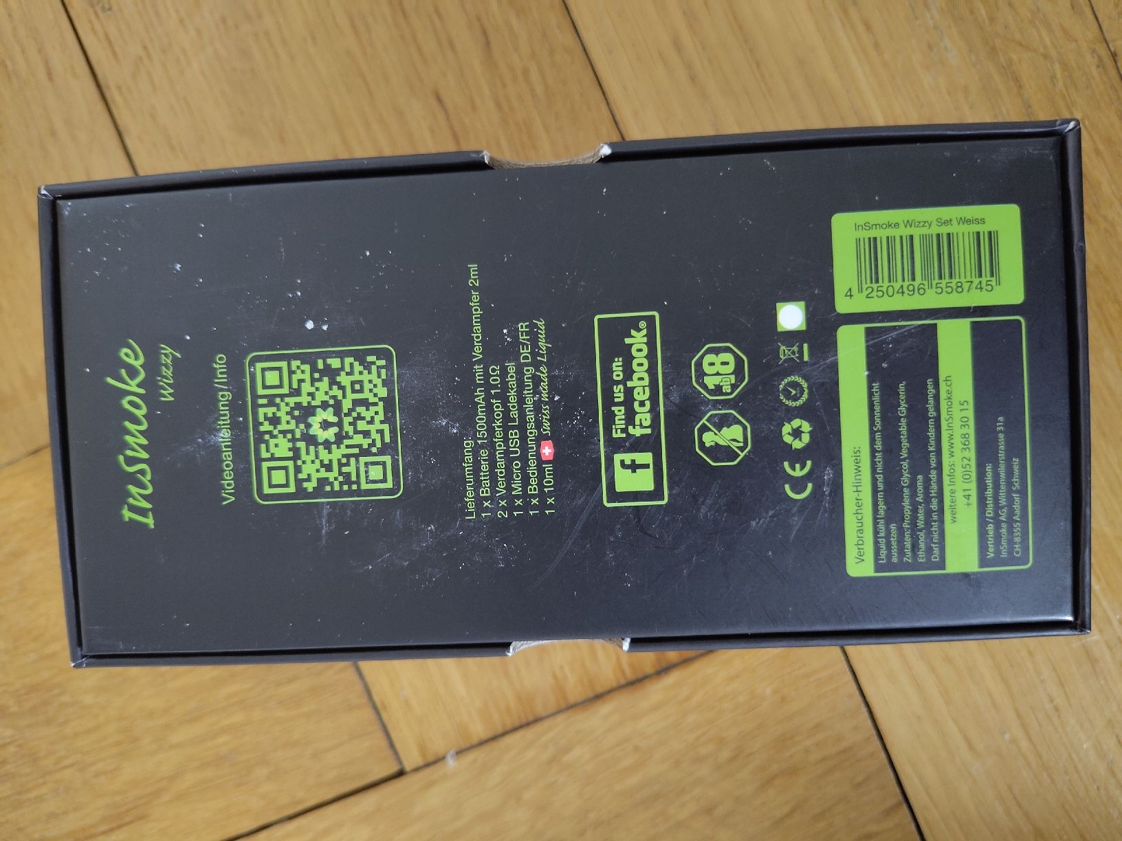 Autres tabacs: Insmoke Wizzy Set - kaum gebraucht, E-Zigarette, Vaporizer – D'occasion à Liebefeld par uhcbiel17 2