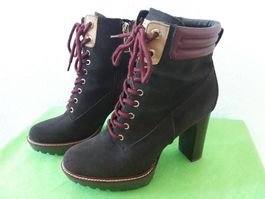 TOMMY HILFIGER Neue Stiefeletten, Gr 38, braun