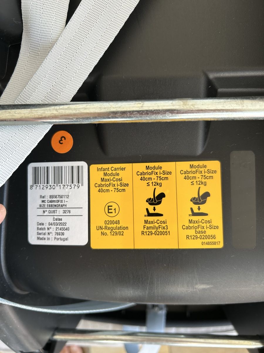 Maxi-Cosi Auto-Kindersitze: Maxi-Cosi CabrioFix i-Size / Super état!! – Gebraucht aus Delémont von Fleurou2025 4