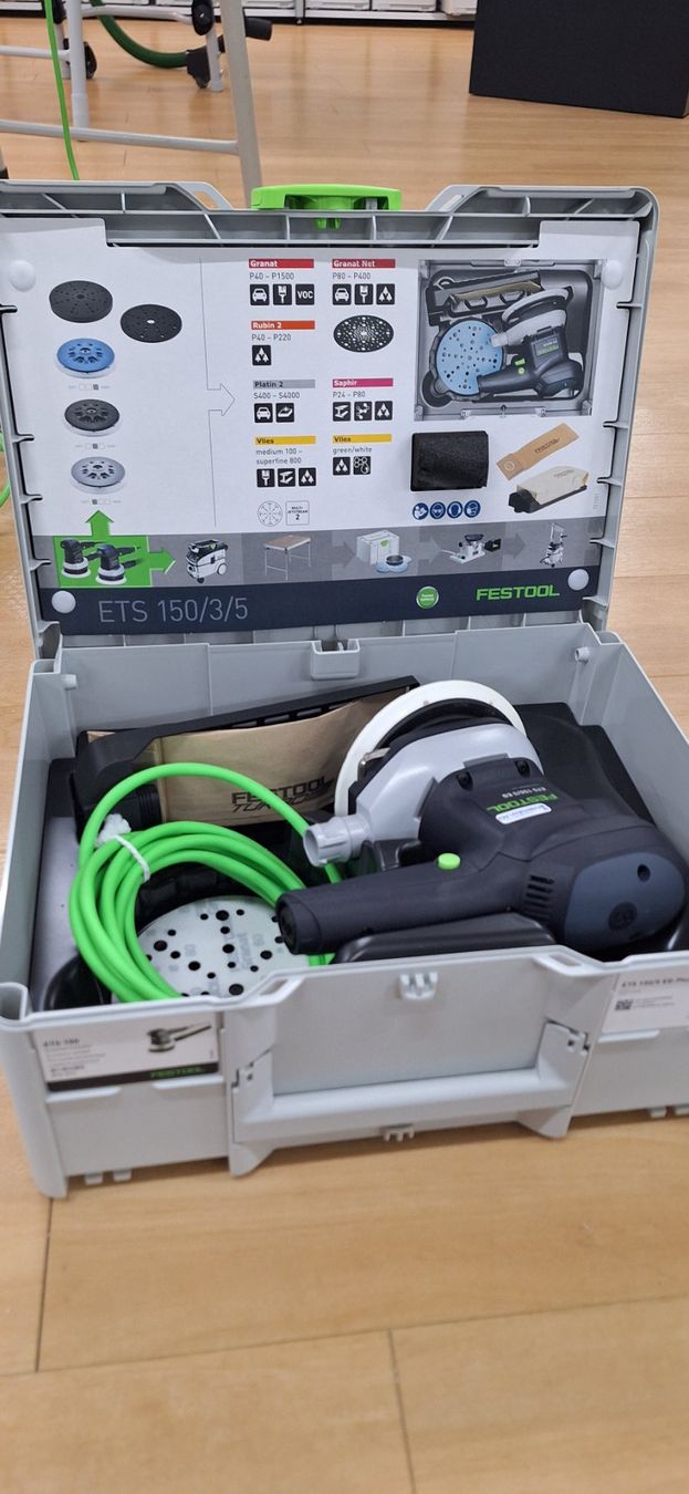 Festool Tutte le macchine: Festool Exzenterschleifer ETS 150/5 EQ-Plus, NEU – Nuovo e nell'imballaggio originale da Ried (Muotathal) venduto da mprofi58 2