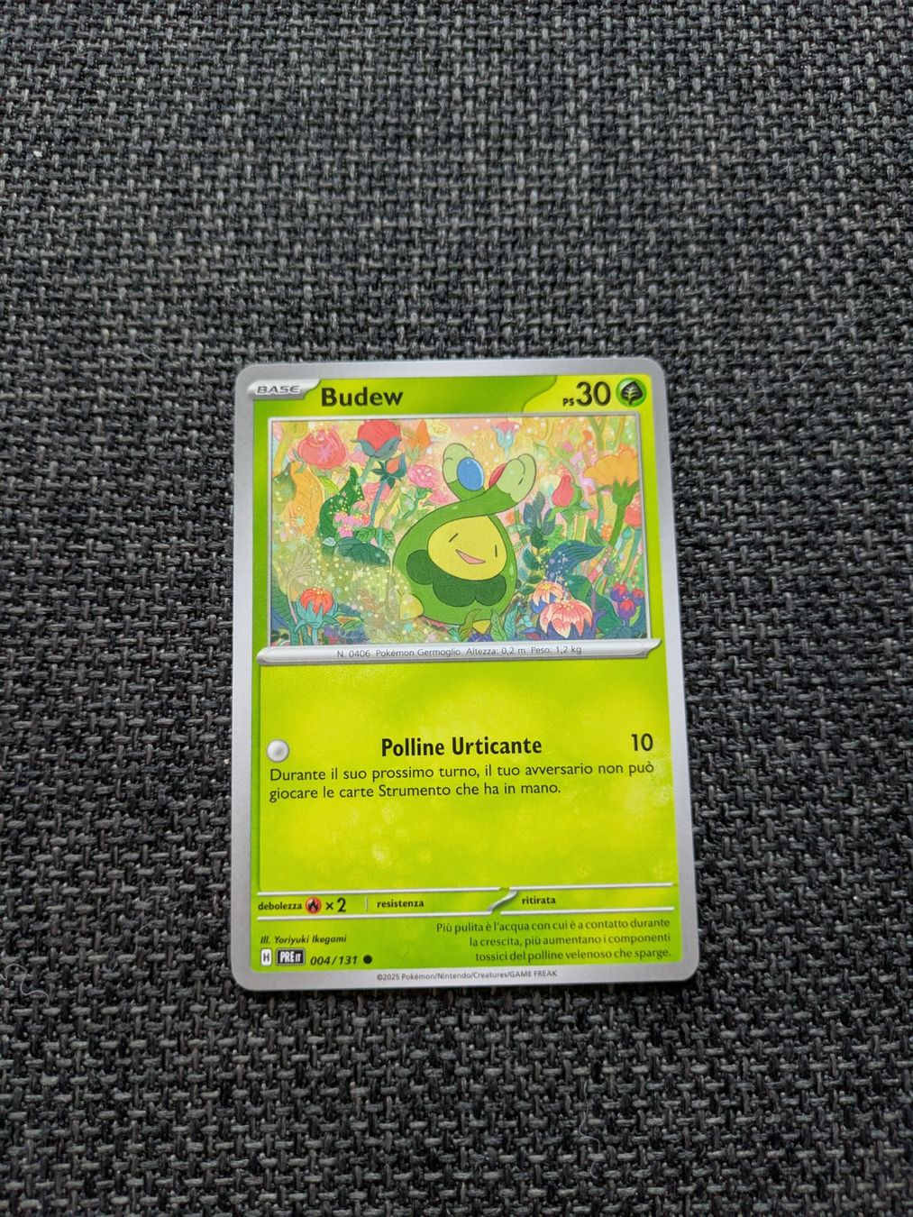 Pokémon Carte collezionabili: BUDEW, PRISMATIC EVOLUTIONS, 4, 2025, COM, ITA, NM/MT – Usato da Losone venduto da AlpineLayer