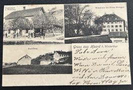 Gruss aus Haard bei Winterthur 3-Bildrig 