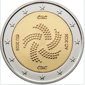 Toutes les monnaies: 2 euro Irlande 2026 – Neuf (Voir description) à Montreux par altoby