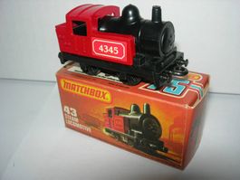 Matchbox Lesney No. 43 Dampflokomotive 4345 mit OVP, Top!