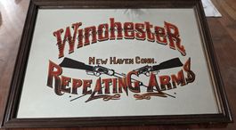 Winchester Repeating Arms Spiegel / Wandbild Vintage Western