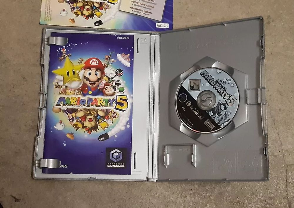 Jeu Mario Party 5 Pour Nintendo GameCube - Version PAL Français - Complet Et En Très Bon état