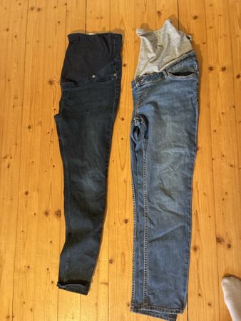 2 Umstandshosen H&M und Denim Department Grösse XL