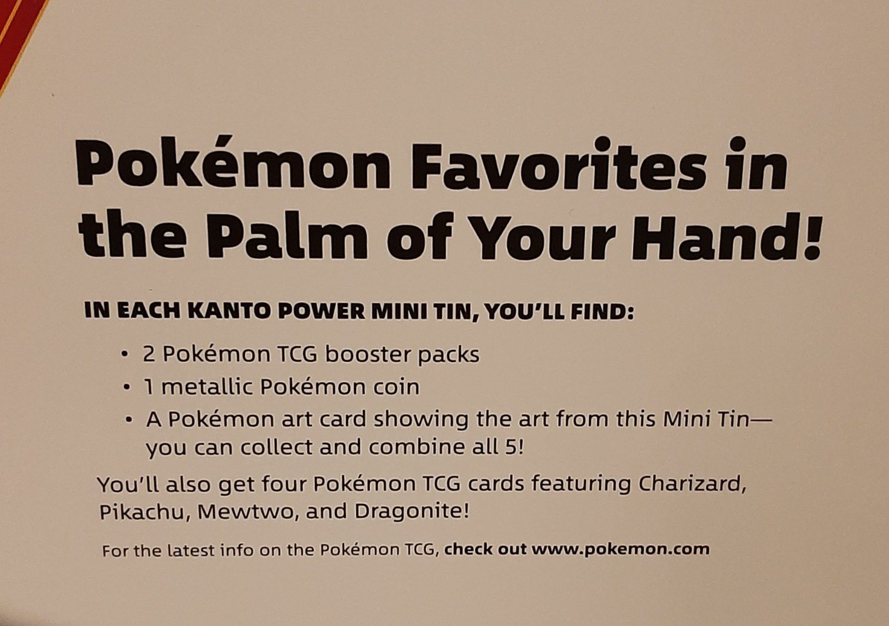 Pokémon Carte collezionabili: Pokemon Kanto Power mini Tin Set - Englisch – Nuovo e nell'imballaggio originale da Regensdorf venduto da 8Collect 3