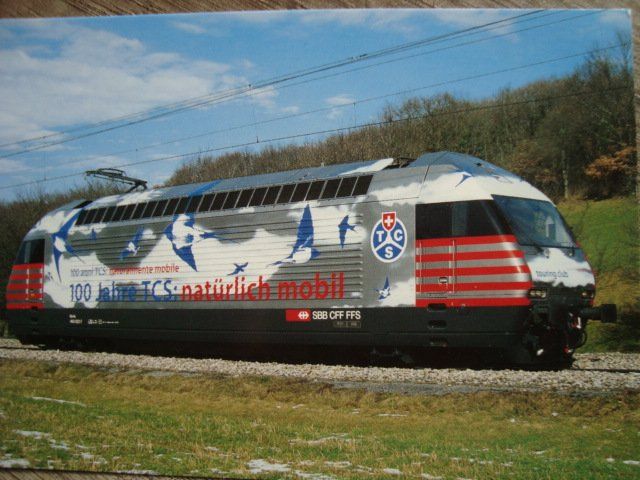 Cartoline postali: SBB Re 460 022-7 ''TCS'' – Nuovo e nell'imballaggio originale da Thun venduto da Abigboss