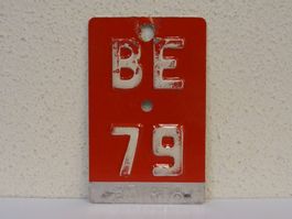 BE 79 VELONUMMER - FAHRRADSCHILD