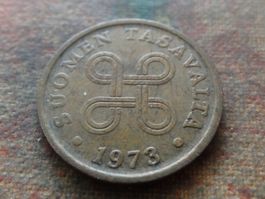 FINLANDE  5  Pennia  1973