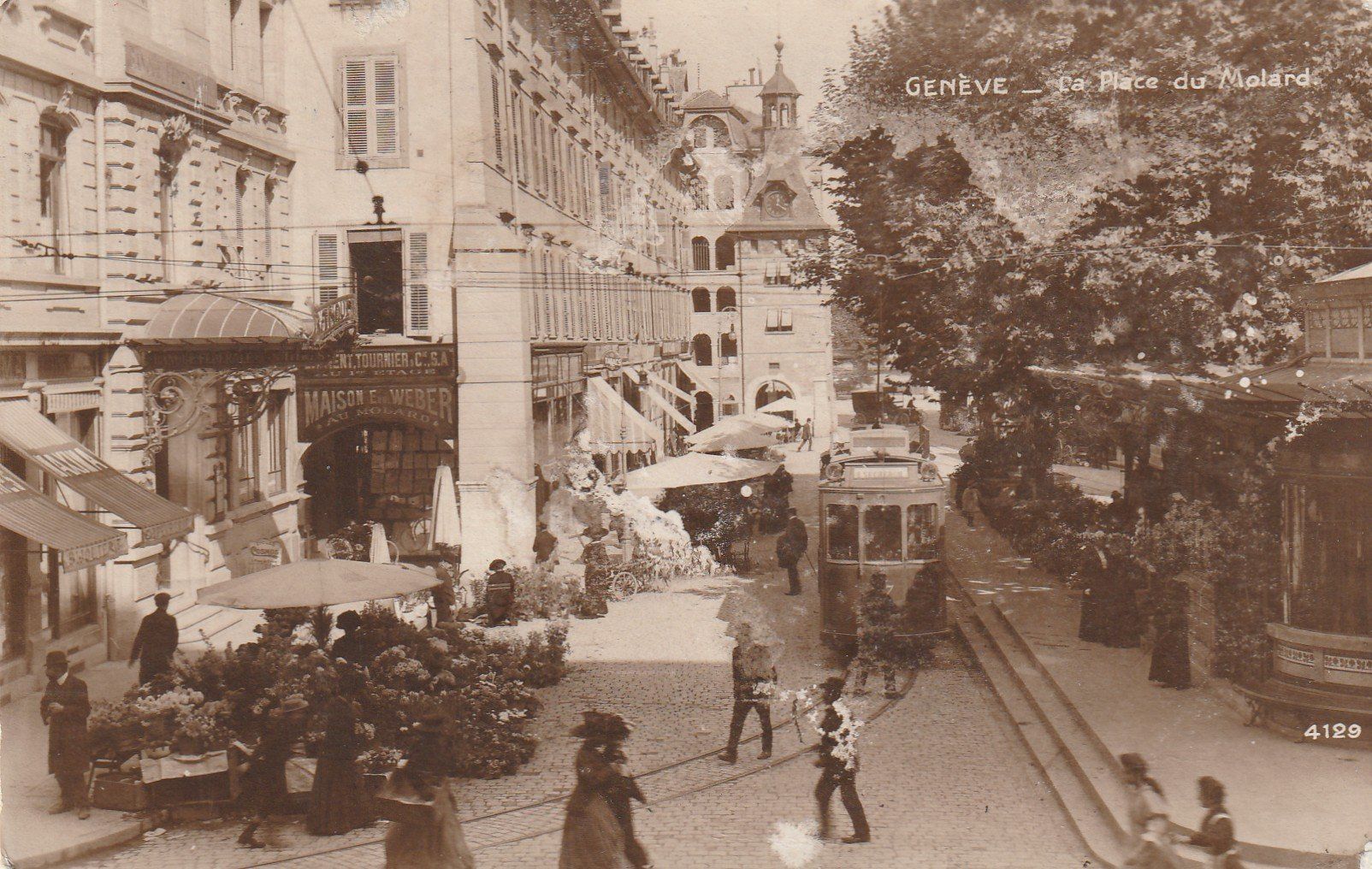 Ansichtskarten: Genf mit Tram belebt – Gebraucht aus Rorschacherberg von fratovi2