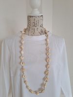 Collier /sautoir d'été en coquillages naturels 🐚 50cm
