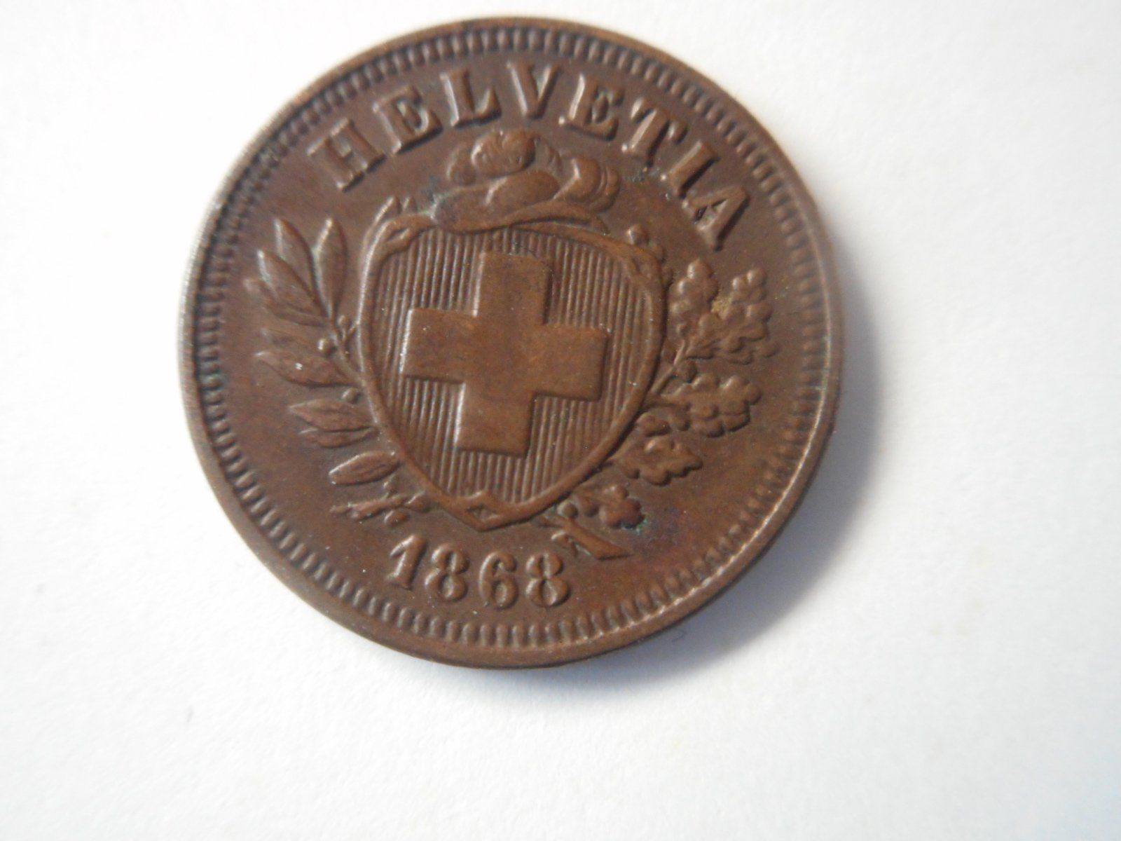 Tutti le monete: 1 Rp. 1868 unz – Nuovo (secondo la descrizione) da Kriegstetten venduto da pizlad2010
