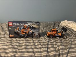 LEGO Technic 42104 Rennwagen Pull Back, 7+, neuwertig 2in1